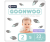 Goonwoo Подгузники 2/S (4-8 кг) 22 шт.