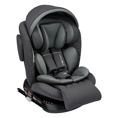Автокресло INDIGO SMART+ Isofix, капюшон, подножка, 0+1+2+3 (0-36 кг)